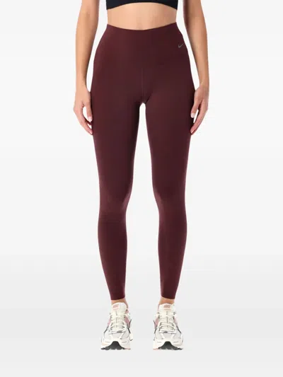 Nike Zenvy Logo Leggings In Red