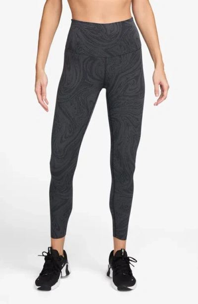 NIKE NIKE ZENVY PRINT HIGH WAIST 7/8 LEGGINGS