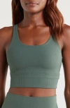 Nike Zenvy Rib Dri-fit Longline Sports Bra