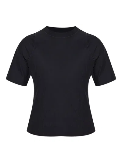 Nike Zenvy Rib T-shirt In Black