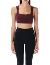 Nike Zenvy Sports Bra In Brown