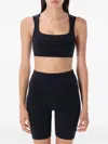 Nike Zenvy Square-neckline Sports Bra In Black
