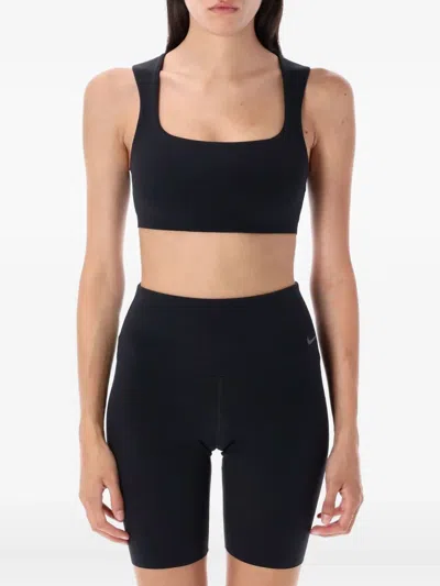 Nike Zenvy Square-neckline Sports Bra In Black