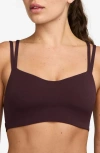 Nike Double-strap Sports Bra In Animal Print