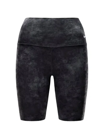 Nike Zenvy Tie-dye Biker Shorts In Black