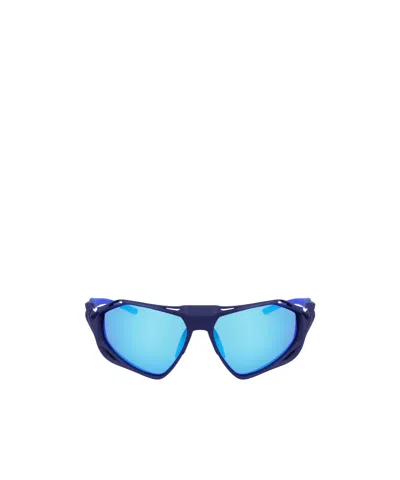 Nike Zeus Rise Cat-eye Frame Sunglasses In Blue