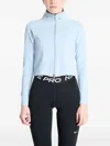 Nike Zip-front Long-sleeve Jacket In Blue
