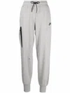 Nike Zip-pocket Drawstring Joggers In White