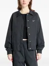 Nike Zip-up Bomber Jacket In Gray