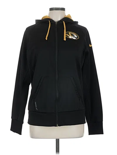 Pre-owned Nike Zip Up Hoodie In Black