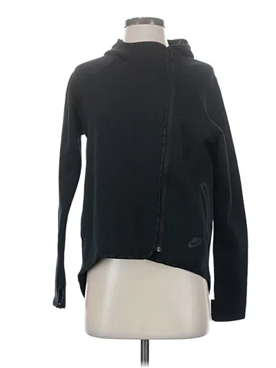 Pre-owned Nike Zip Up Hoodie In Black