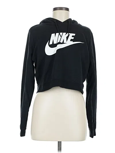 Pre-owned Nike Zip Up Hoodie In Black