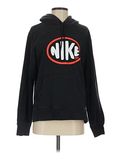 Pre-owned Nike Zip Up Hoodie In Black