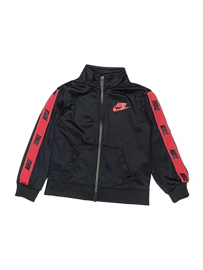 Pre-owned Nike Kids' Zip Up Hoodie In Black