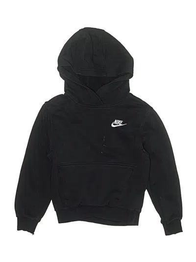Pre-owned Nike Kids' Zip Up Hoodie In Black