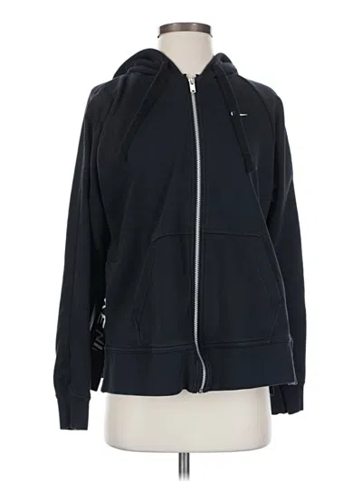 Pre-owned Nike Zip Up Hoodie In Black