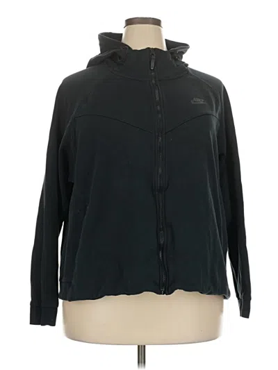 Pre-owned Nike Zip Up Hoodie In Black