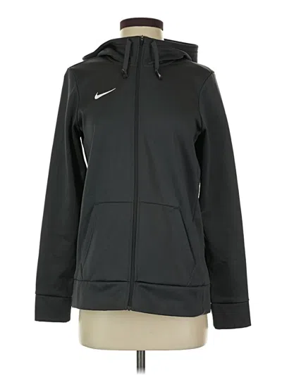 Pre-owned Nike Zip Up Hoodie In Black