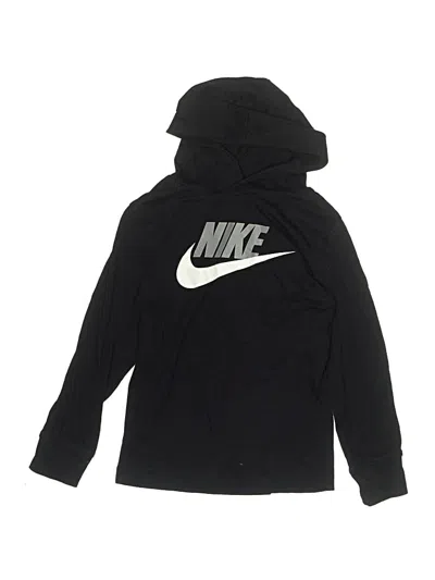 Pre-owned Nike Kids' Zip Up Hoodie In Black