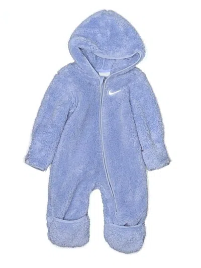 Pre-owned Nike Babies' Zip Up Hoodie In Blue