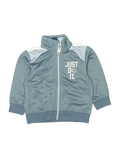 Pre-owned Nike Babies' Zip Up Hoodie In Blue