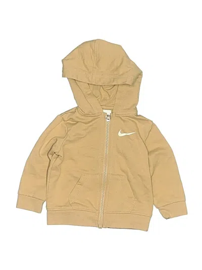 Pre-owned Nike Babies' Zip Up Hoodie In Brown