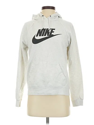 Pre-owned Nike Zip Up Hoodie In Gray