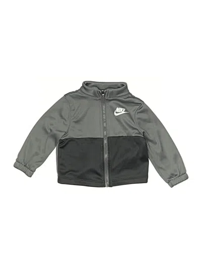 Pre-owned Nike Babies' Zip Up Hoodie In Gray