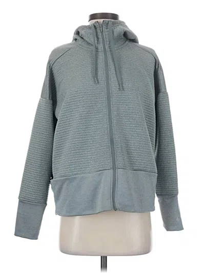 Pre-owned Nike Zip Up Hoodie In Gray