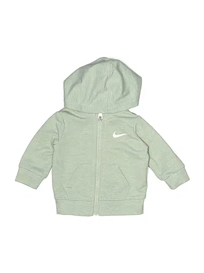 Pre-owned Nike Babies' Zip Up Hoodie In Green