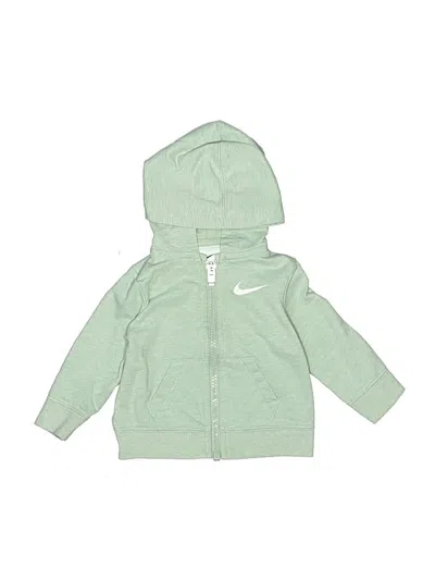 Pre-owned Nike Babies' Zip Up Hoodie In Green
