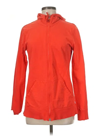 Pre-owned Nike Zip Up Hoodie In Orange