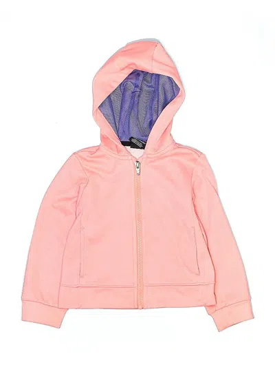 Pre-owned Nike Kids' Zip Up Hoodie In Pink