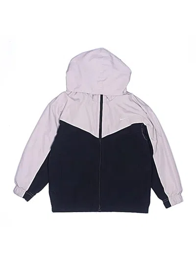 Pre-owned Nike Kids' Zip Up Hoodie In Purple