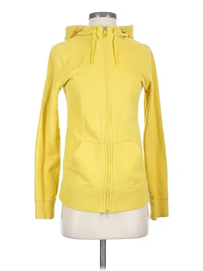 Pre-owned Nike Zip Up Hoodie In Yellow