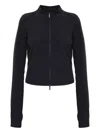 Nike Zip-up Long-sleeved Sweatshirt In Black