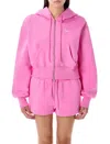 Nike Zipped Cropped Hoodie In Multi