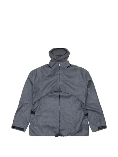 Nike Zipped Hooded Jacket In Blue
