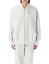 Nike Full Zip Hoodie Os In Gray