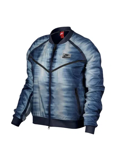 Nike Zip-up Bomber Jacket In Blue