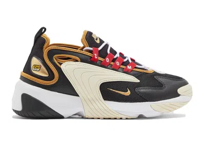 Pre-owned Nike Zoom 2k Icon Clash (women's) Sneakers In Black/metallic Gold/white