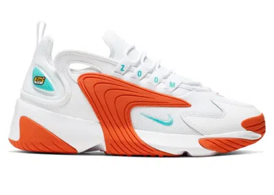 Pre-owned Nike Zoom 2k Icon Clash (women's) Sneakers In White/cosmic Clay/light Aqua In Multi