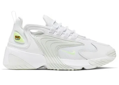 Pre-owned Nike Zoom 2k (women's) Sneakers In White/barely Volt/ghost Aqua