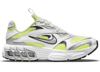 Pre-owned Nike Zoom Air Fire Lemon Twist (women's) Sneakers In White/metallic Silver/light Lemon Twist