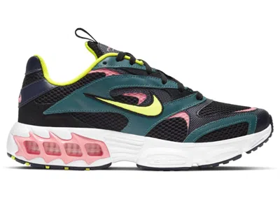 Pre-owned Nike Zoom Air Fire (women's) Sneakers In Dark Teal Green/blackened Blue/cyber In Multi