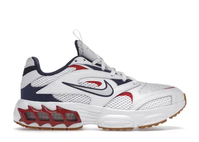Pre-owned Nike Zoom Air Fire (women's) Sneakers In White/navy Blue/red