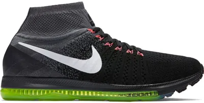 Pre-owned Nike Zoom All Out Flyknit Volt (women's) Sneakers In Black/white/cool Grey