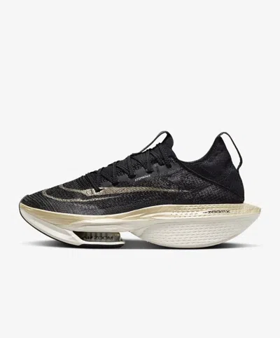 Pre-owned Nike Zoom Alphafly Next%25 2 Black Metallic Gold Women's Size 8.5 M 7 Dn3555-001
