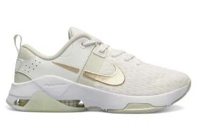 Pre-owned Nike Zoom Bella 6 Premium Gold (women's) Sneakers In Summit White/sea Glass/light Lemon Twist In Multi