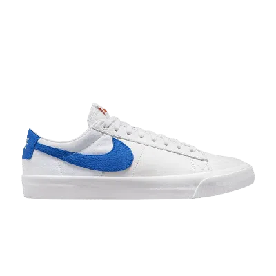 Pre-owned Nike Zoom Blazer Low Pro Gt Iso Sb 'white Royal'